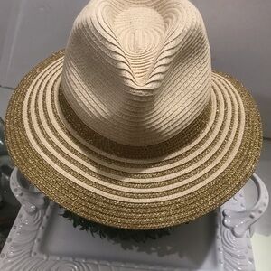 C&C California Gold straw hat NWT
